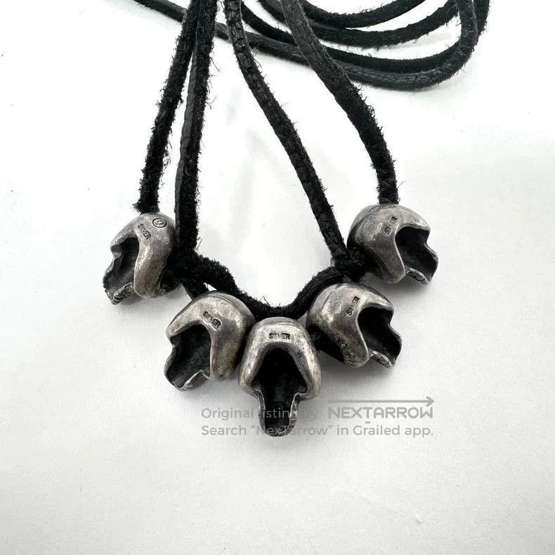 Undercover Skull Head Necklace in 925 Silver. Size ONE SIZE - 4 Thumbnail