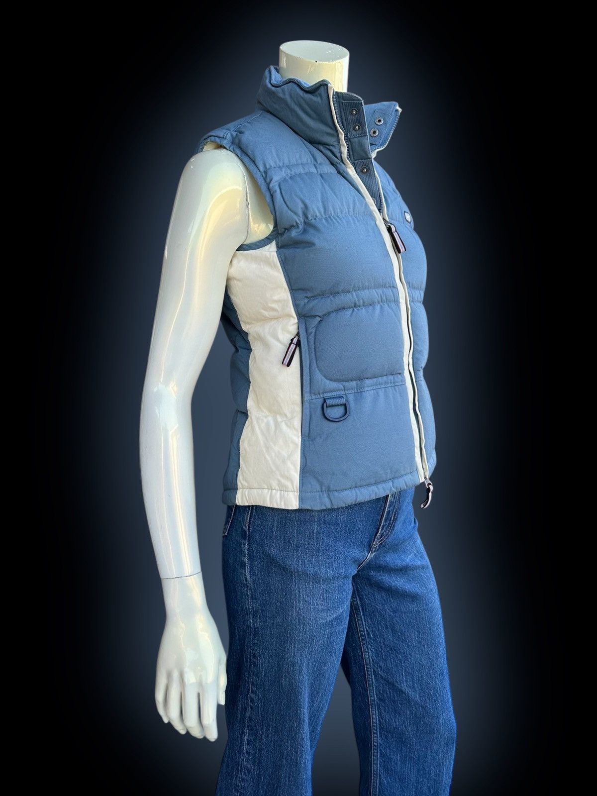 Nike × Nike ACG × Vintage Nike vintage Sportswear blue quilted down vest, size M Size M / US 6-8 / IT 42-44 - 2 Thumbnail