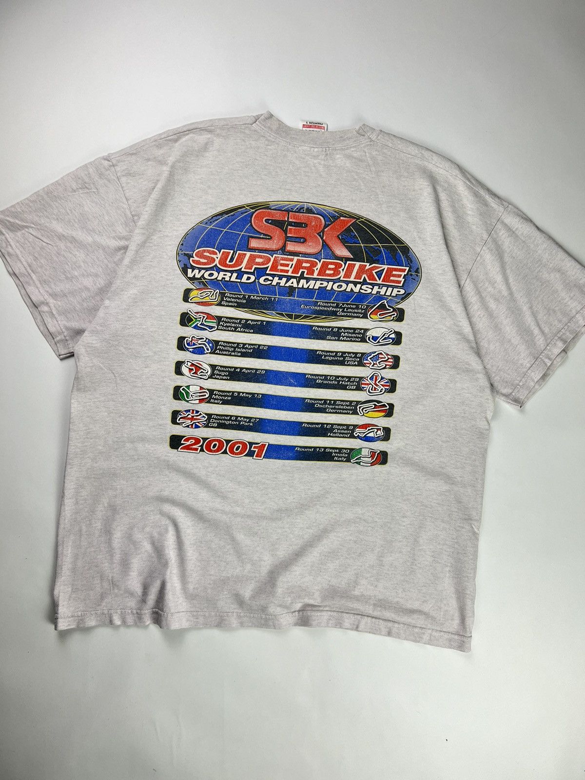 Ducati × Vintage Vintage Superbike World Championship 2001 Ducati T-shirt Size US XL / EU 56 / 4 - 9 Thumbnail