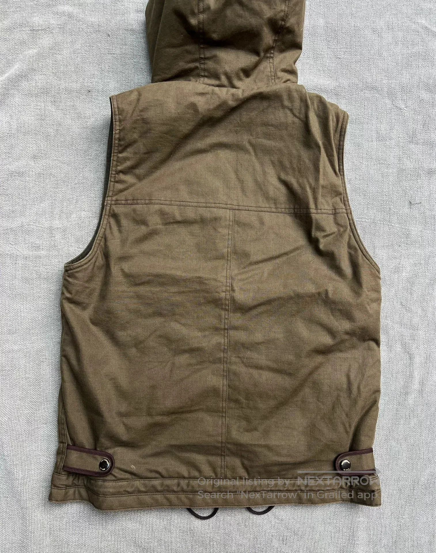 Japanese Brand Lost Control Quilted Hooded Vest. Size US M / EU 48-50 / 2 - 8 Thumbnail