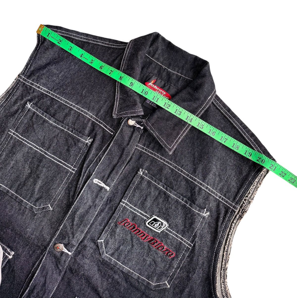 JNCO Vintage Johnny Blazer Sleeve Less Embroidery Jacket Size US L / EU 52-54 / 3 - 19 Thumbnail