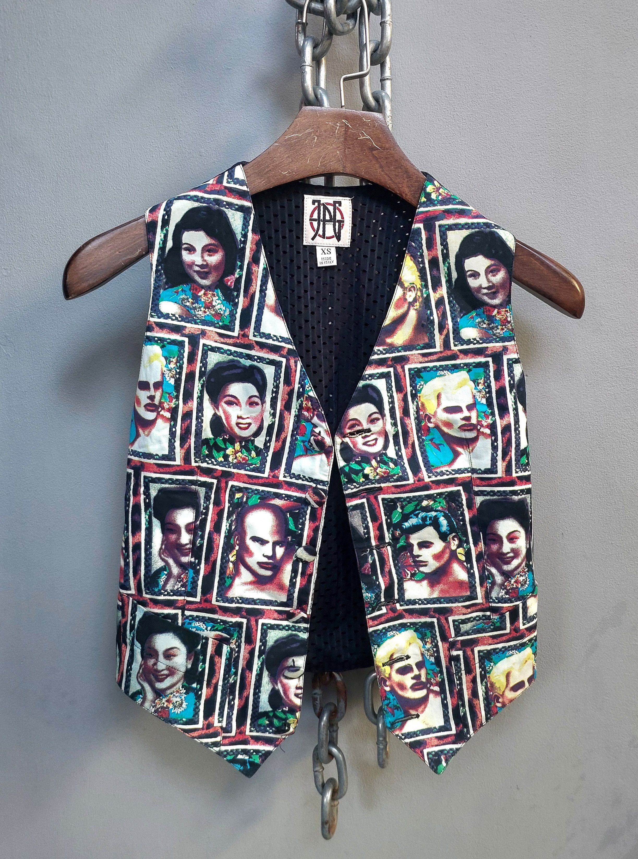 Jean Paul Gaultier Jean Paul Gaultier 1996 Multi Face Vest Size US XS / EU 42 / 0 - 1 Thumbnail
