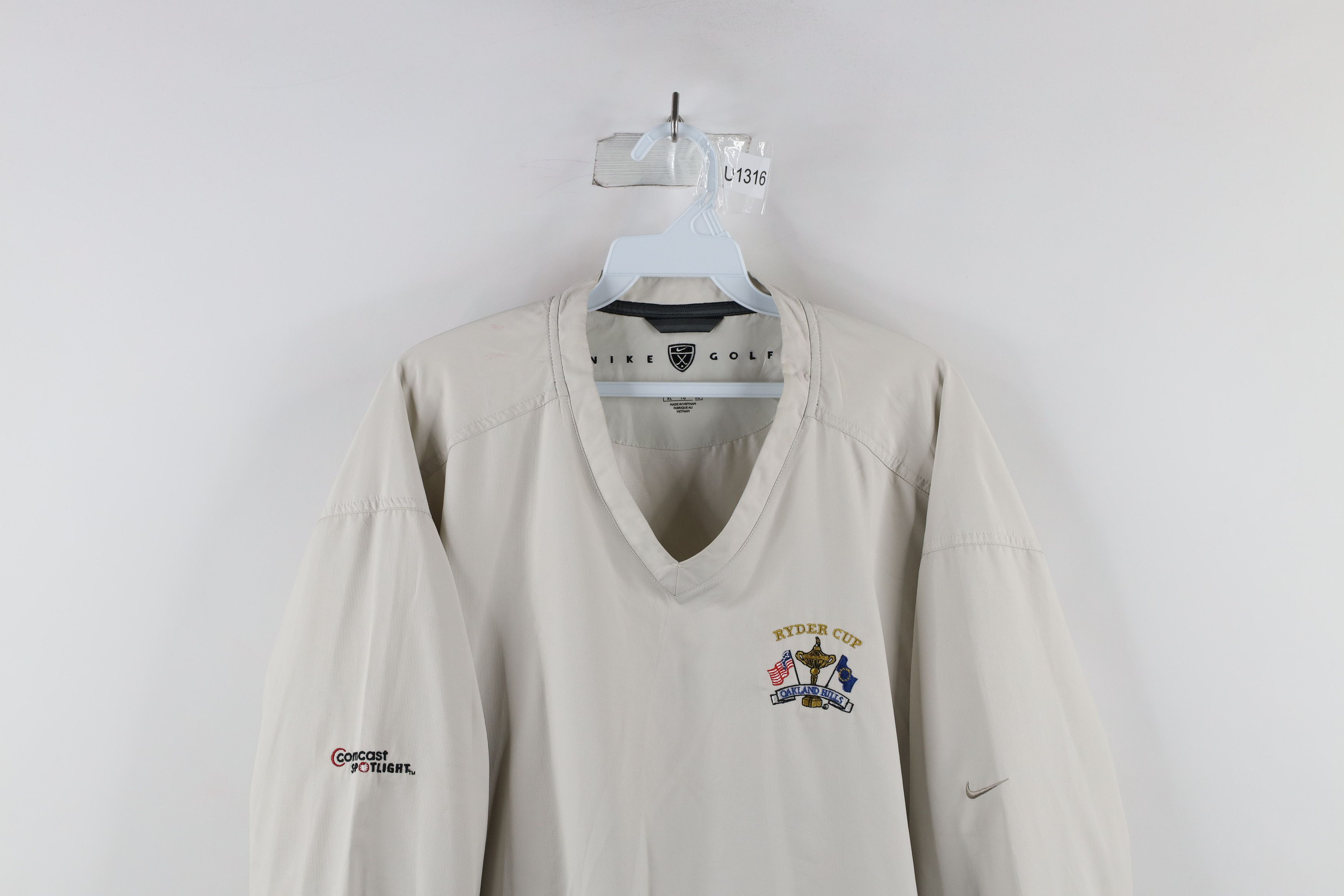 Nike × Vintage Vintage Y2K 2004 Nike Golf Mini Swoosh Ryder Cup Golf Jacket Size US XL / EU 56 / 4 - 2 Thumbnail
