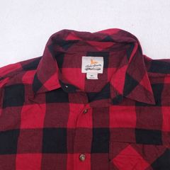 Woolrich Shirt Jacket Mens Medium Brawny Shacket Red Black Plaid Flannel  Thick in 2024