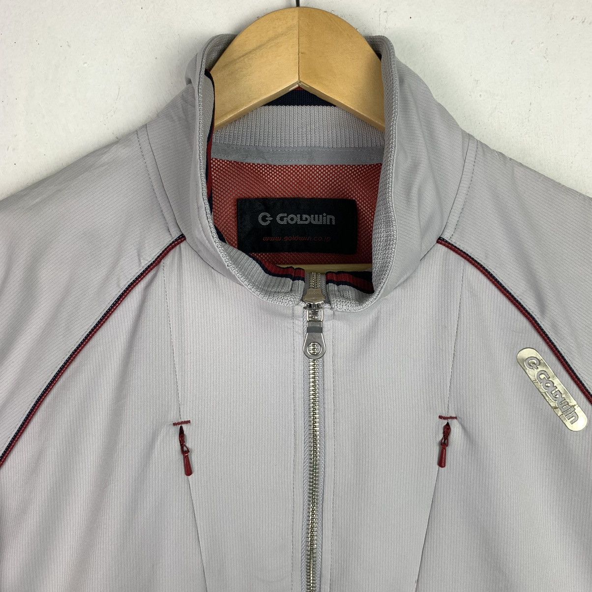 Japanese Brand × Vintage Vintage Goldwin Full Zipper Light Jacket Size US XL / EU 56 / 4 - 2 Thumbnail