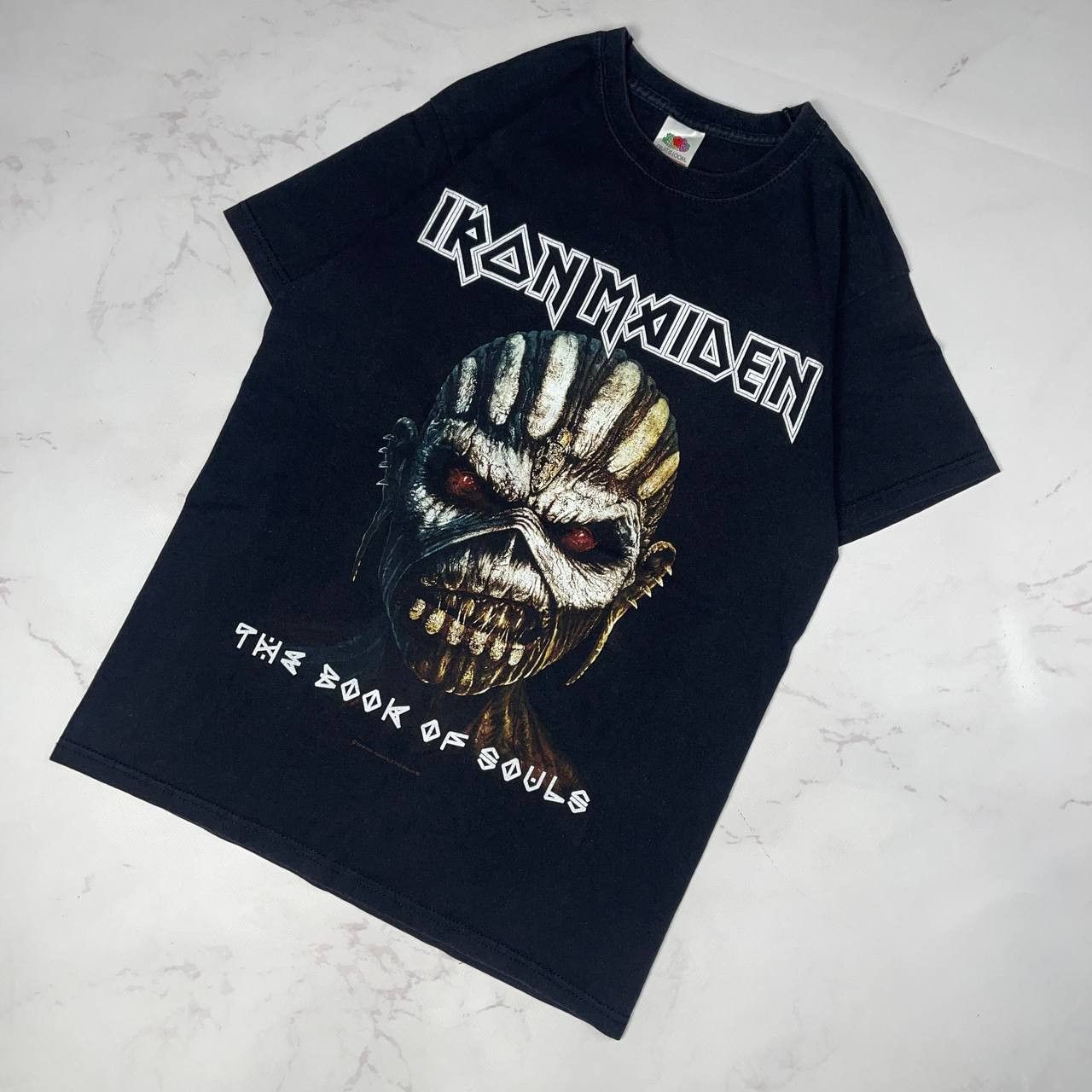 Vintage Vintage X Band Tees X Iron Maiden The Book Of Souls Tour Tee Size US S / EU 44-46 / 1 - 1 Thumbnail