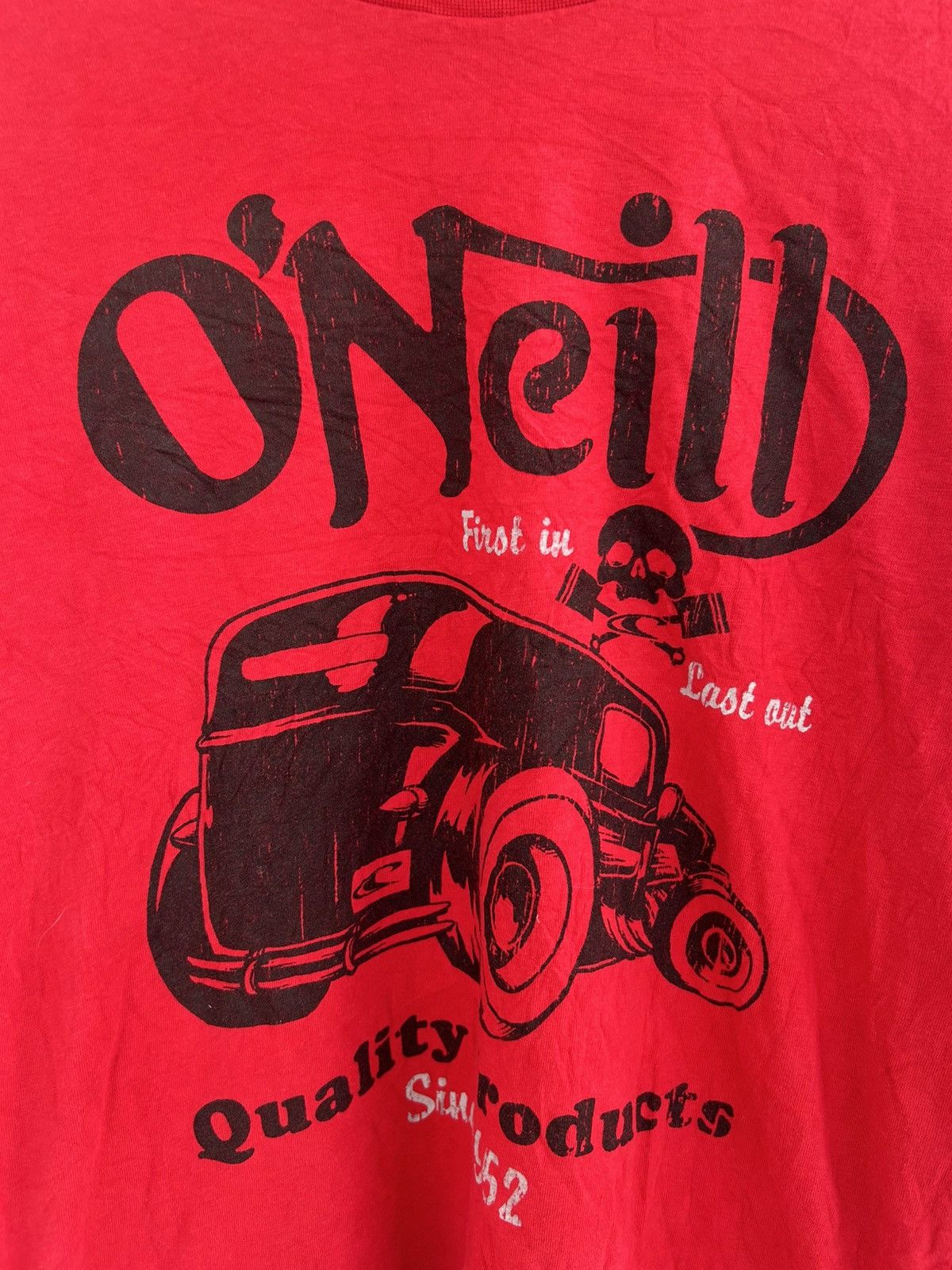 O'Neill Oneill Red Y2k Vintage Tee Size US M / EU 48-50 / 2 - 3 Thumbnail
