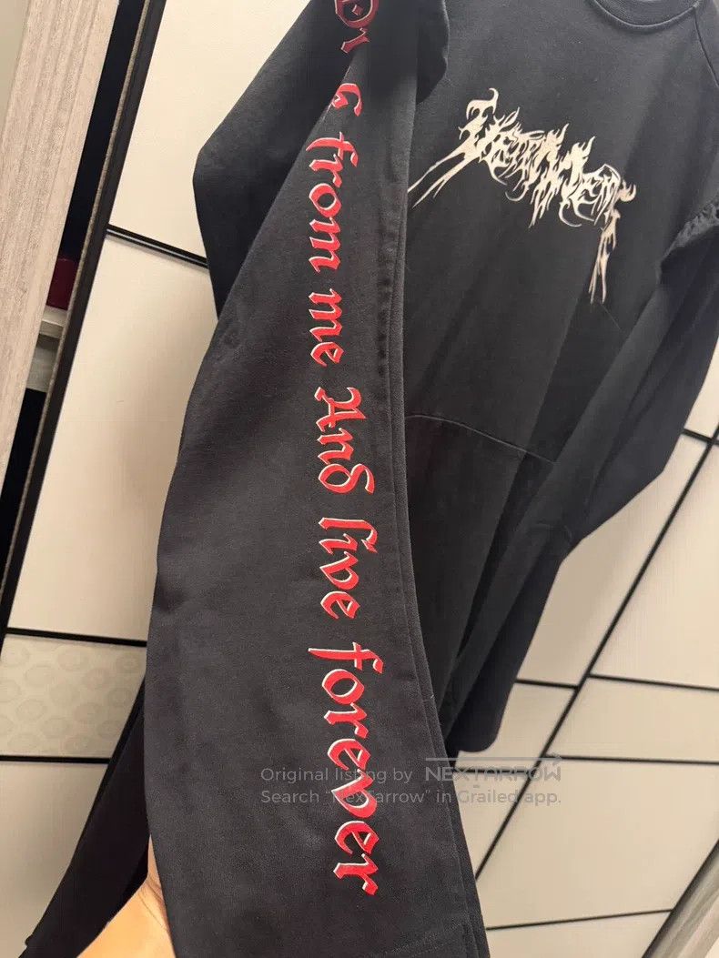 Vetements VETEMENTS Five-Pointed Star Long Hoodie Size US XS / EU 42 / 0 - 5 Thumbnail