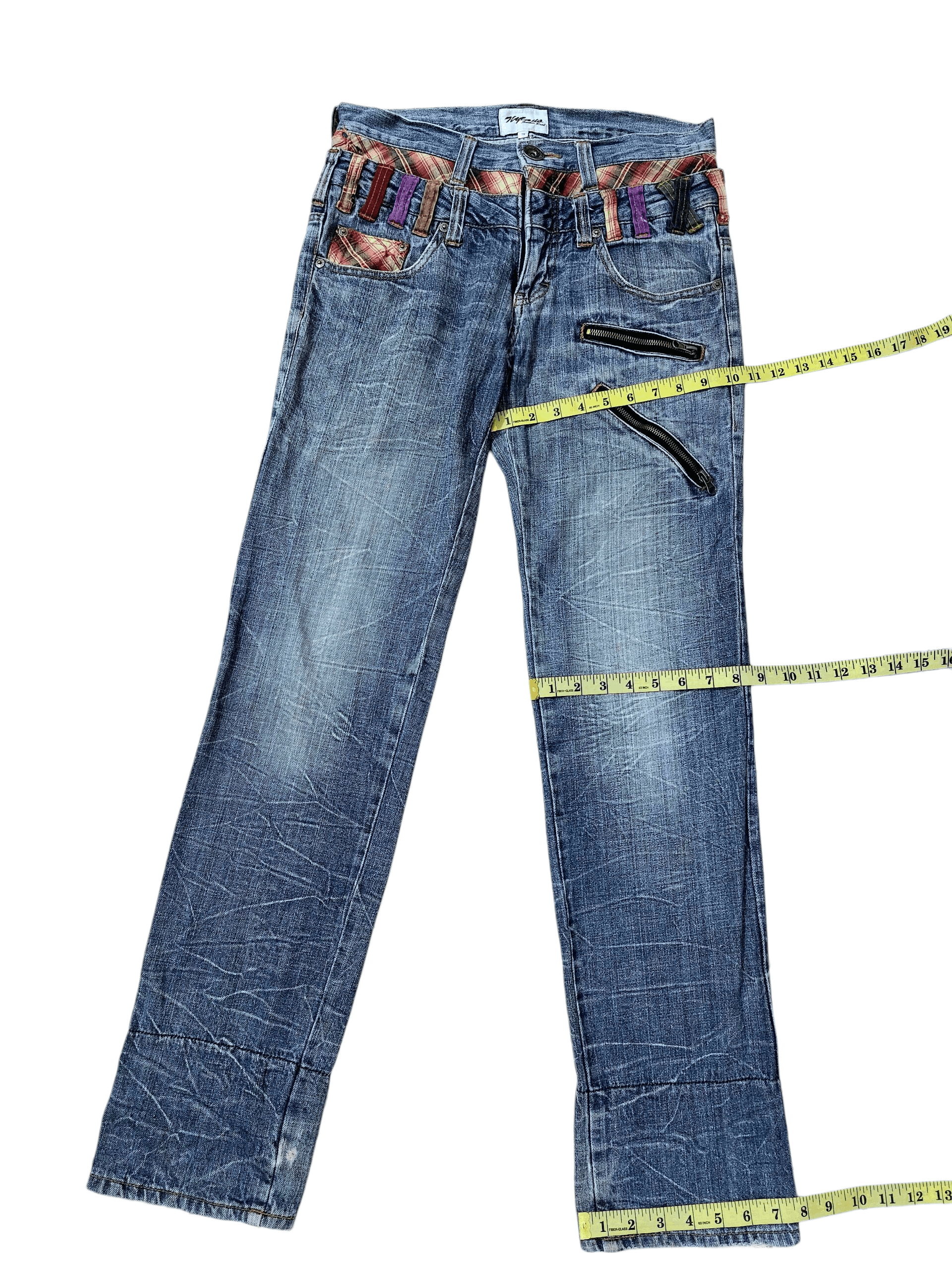 Vintage Nylaus Double Waist Seditionaries Denim Size US 30 / EU 46 - 16 Thumbnail