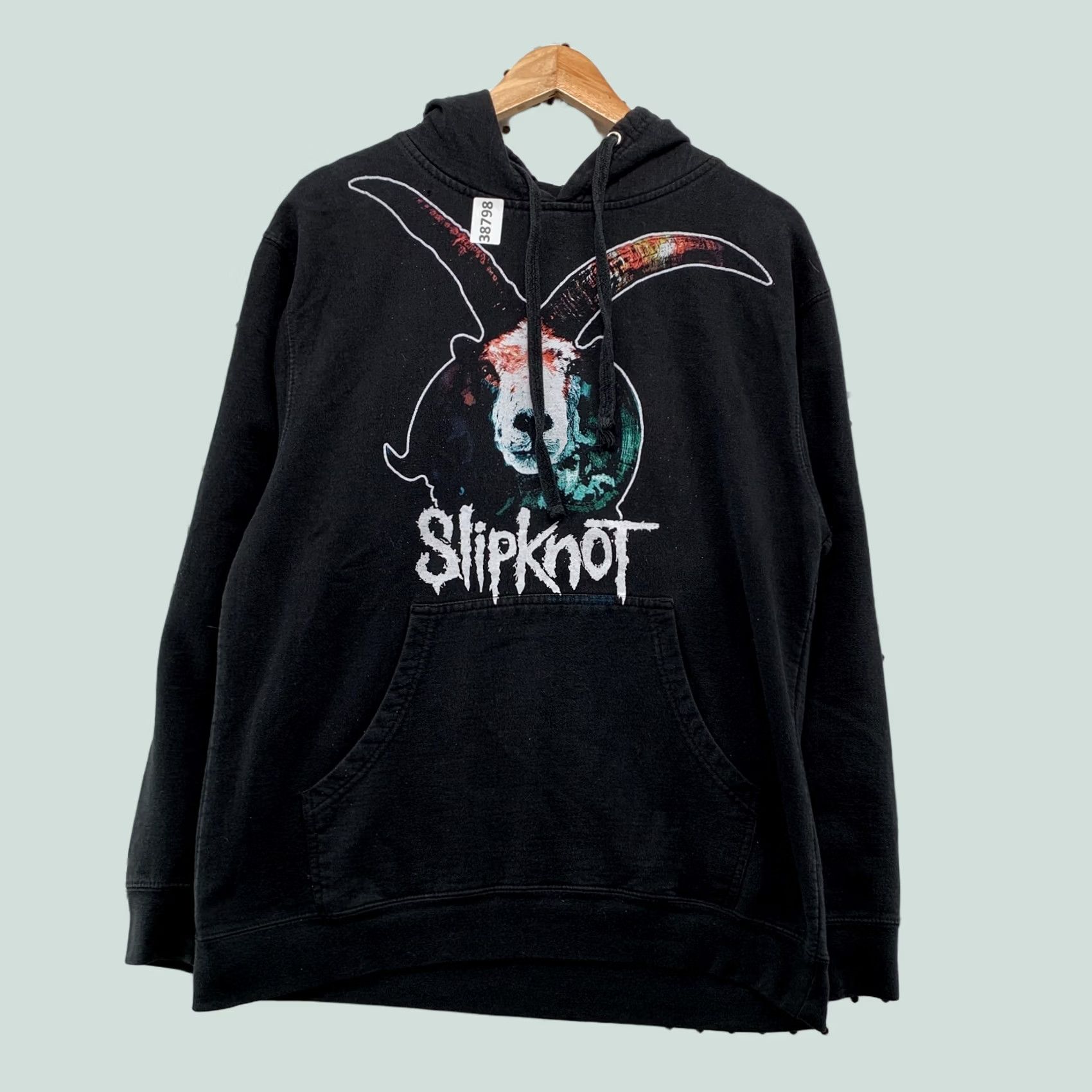Vintage VINTAGE Y2K Slipknot Hoodie Sweatshirt Black Music Band Medium Mens Size US M / EU 48-50 / 2 - 1 Thumbnail