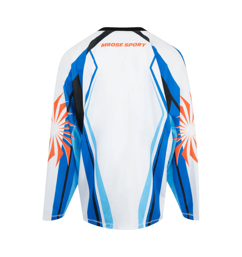 Martine Rose o1h1sh11224 Motorcross Jersey in White Size US M / EU 48-50 / 2 - 2 Thumbnail
