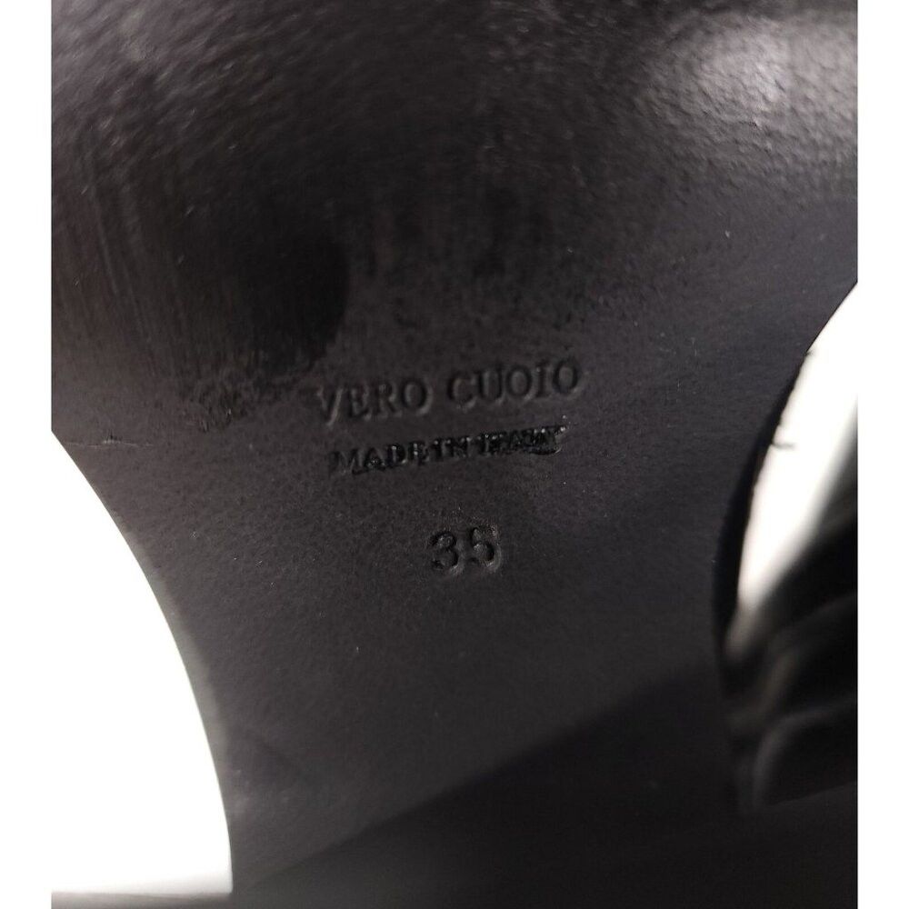 Ann Demeulemeester Ann Demeulemeester Over The Knee Stretch Leather Boots 35 5 Size US 5 / IT 35 - 8 Thumbnail