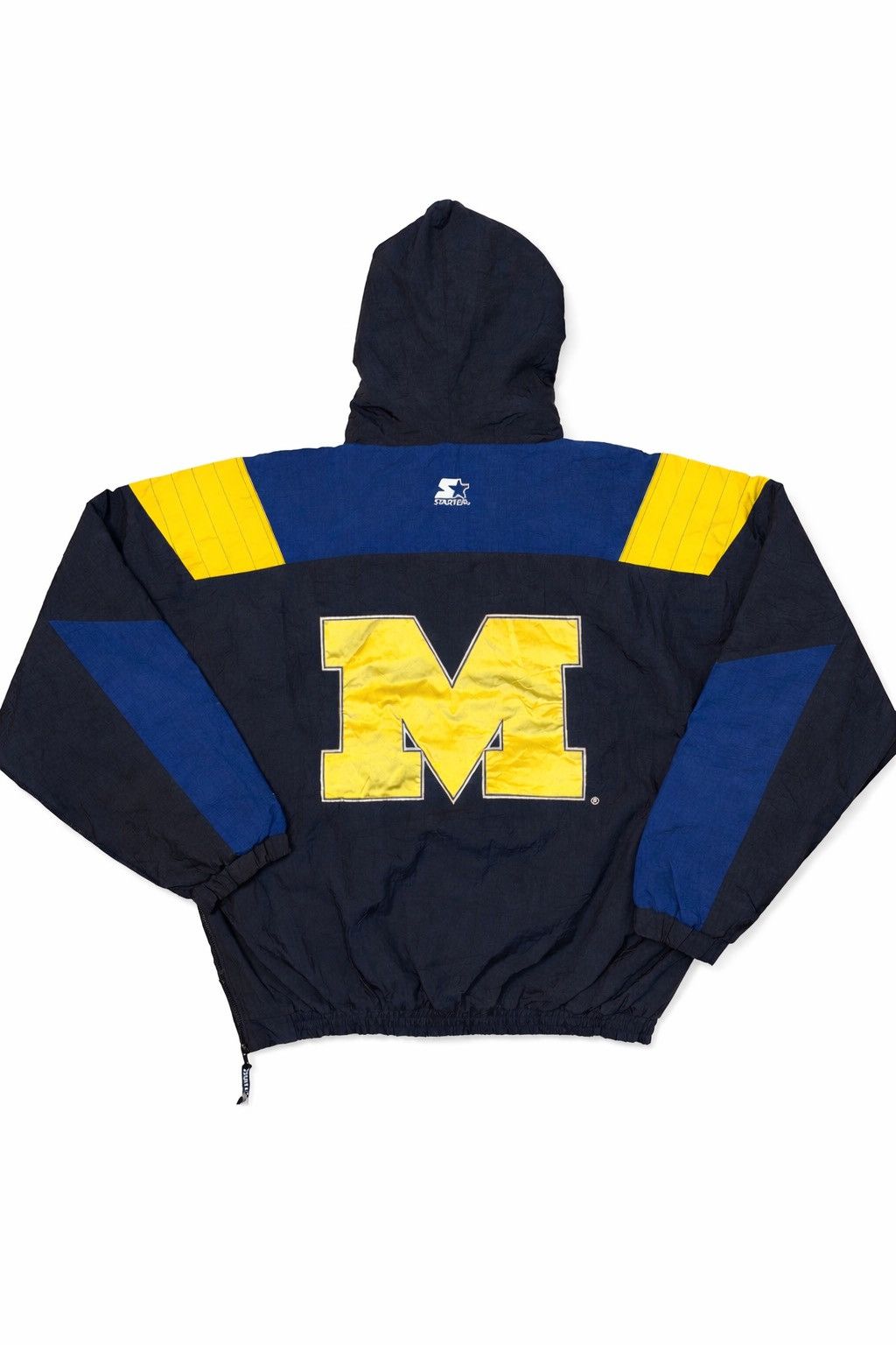 Starter 90s Starter Michigan Wolverines Anorak Quarter-Zip L Size US L / EU 52-54 / 3 - 2 Thumbnail