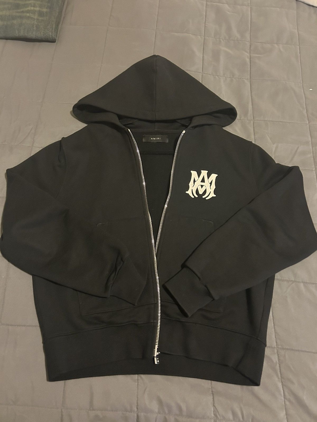 Amiri Black Amiri MA Core Zip Up Size US M / EU 48-50 / 2 - 1 Thumbnail