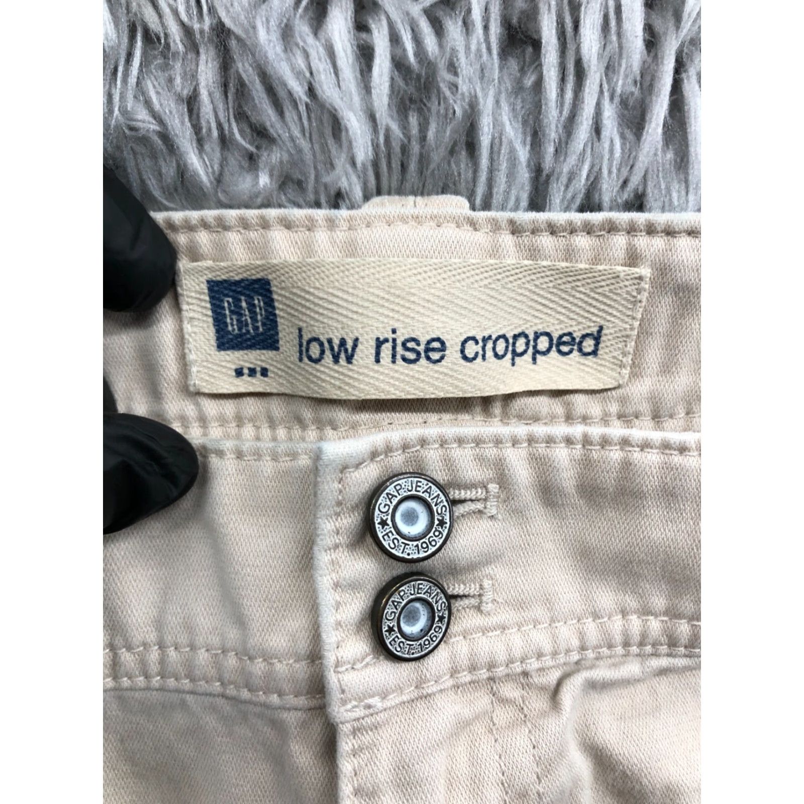 Gap Gap Beige Cropped Pants Size 10 Womens Mid Rise Straight 14in Inseam Regular 32in Waist Size 32" / US 10 / IT 46 - 7 Thumbnail