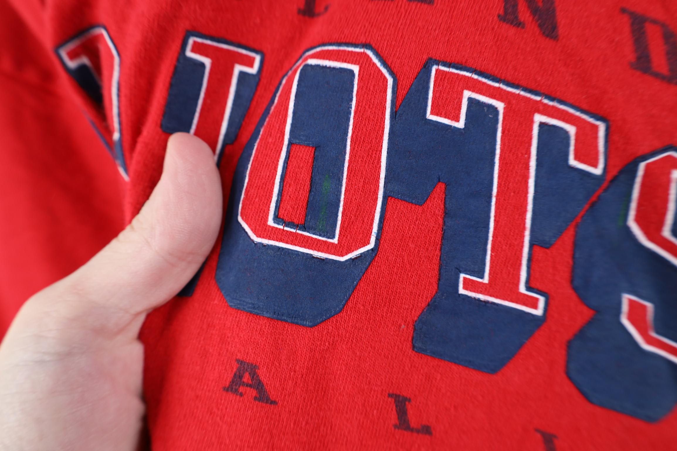 Reebok Vintage Reebok New England Patriots Football T-Shirt Red Size US XXL / EU 58 / 5 - 6 Thumbnail
