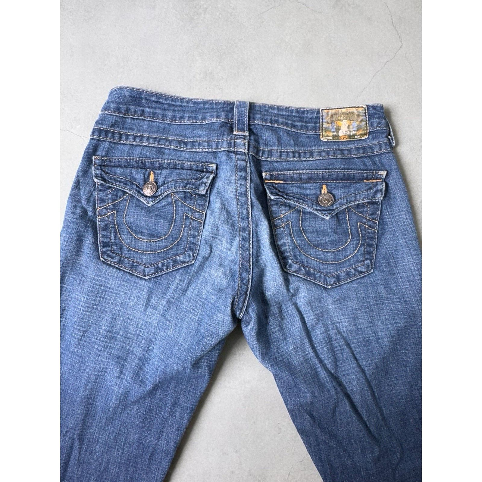 True Religion True Religion Disco Billy Jeans Womens 29 Blue Bootcut Size 29" - 6 Thumbnail