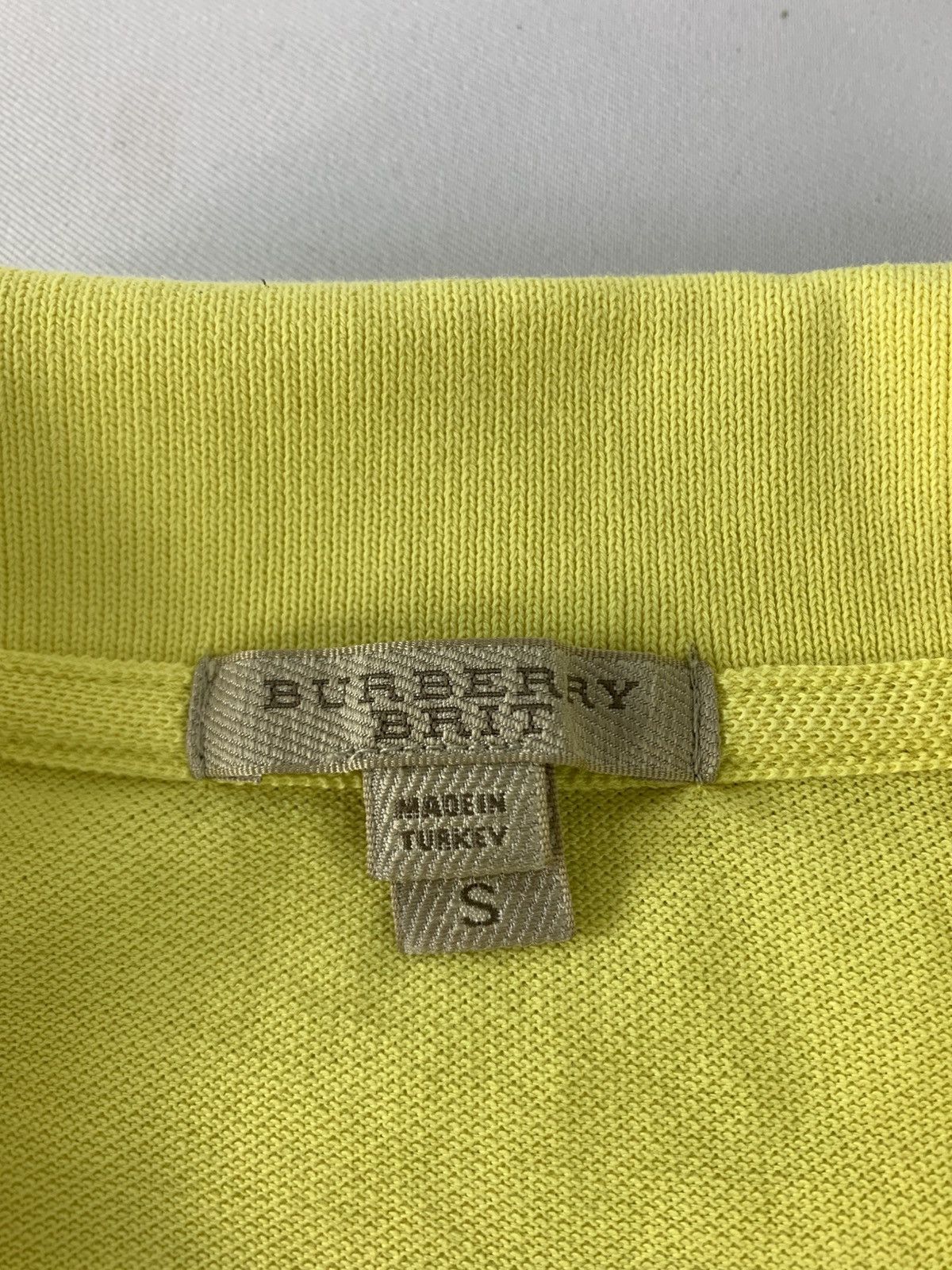 Burberry Burberry Brit Small Embroidery Logo Plain Polo Tee Tshirt Size US S / EU 44-46 / 1 - 5 Thumbnail