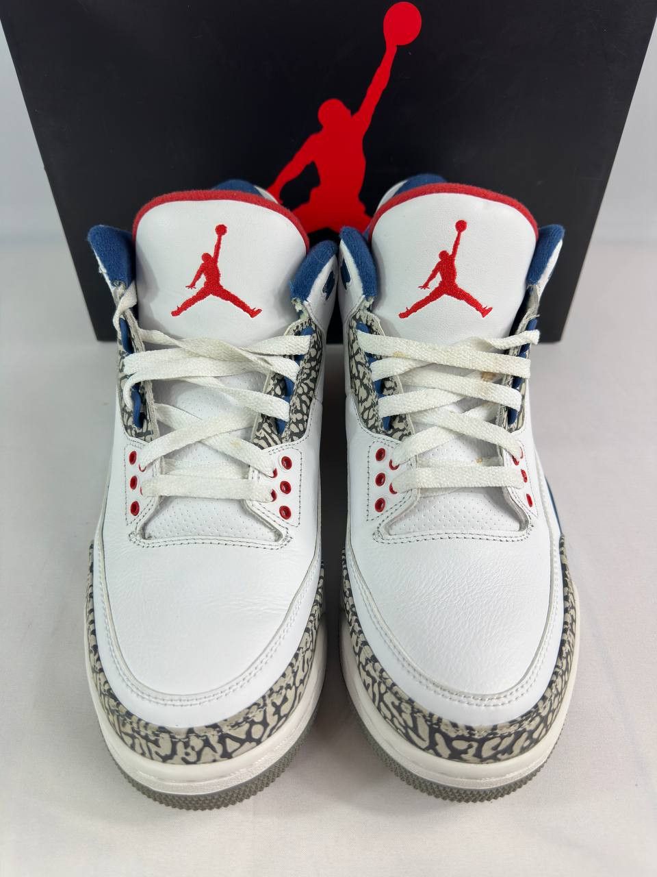 Nike Nike Air Jordan 3 Retro OG Mid True Blue Size US 10 / EU 43 - 5 Thumbnail