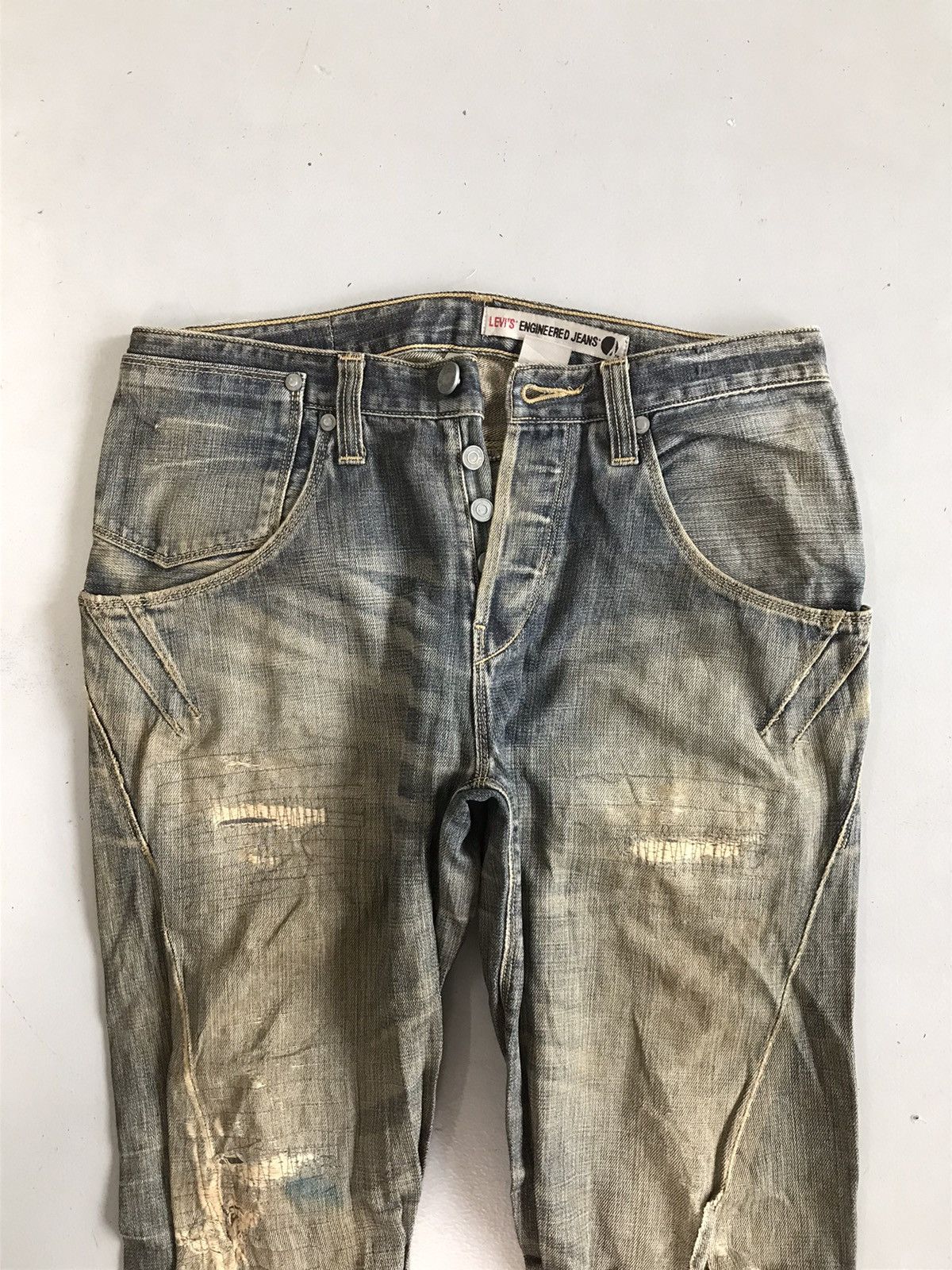 Levi's Vintage Levi’s engineer jeans denim Size US 31 - 3 Thumbnail