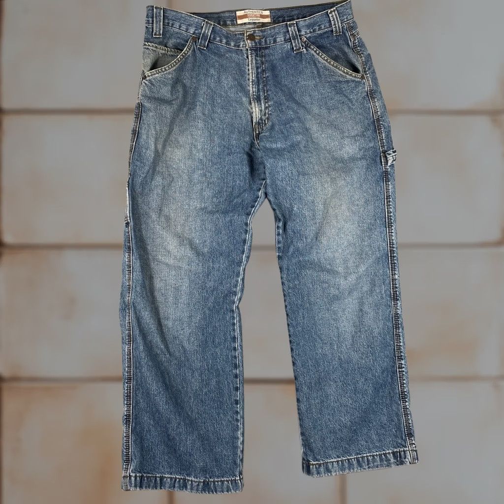 Vintage VINTAGE Levi's Signature Carpenter Jeans Mens 36x30 Blue Baggy Skater Denim Size US 36 / EU 52 - 1 Thumbnail