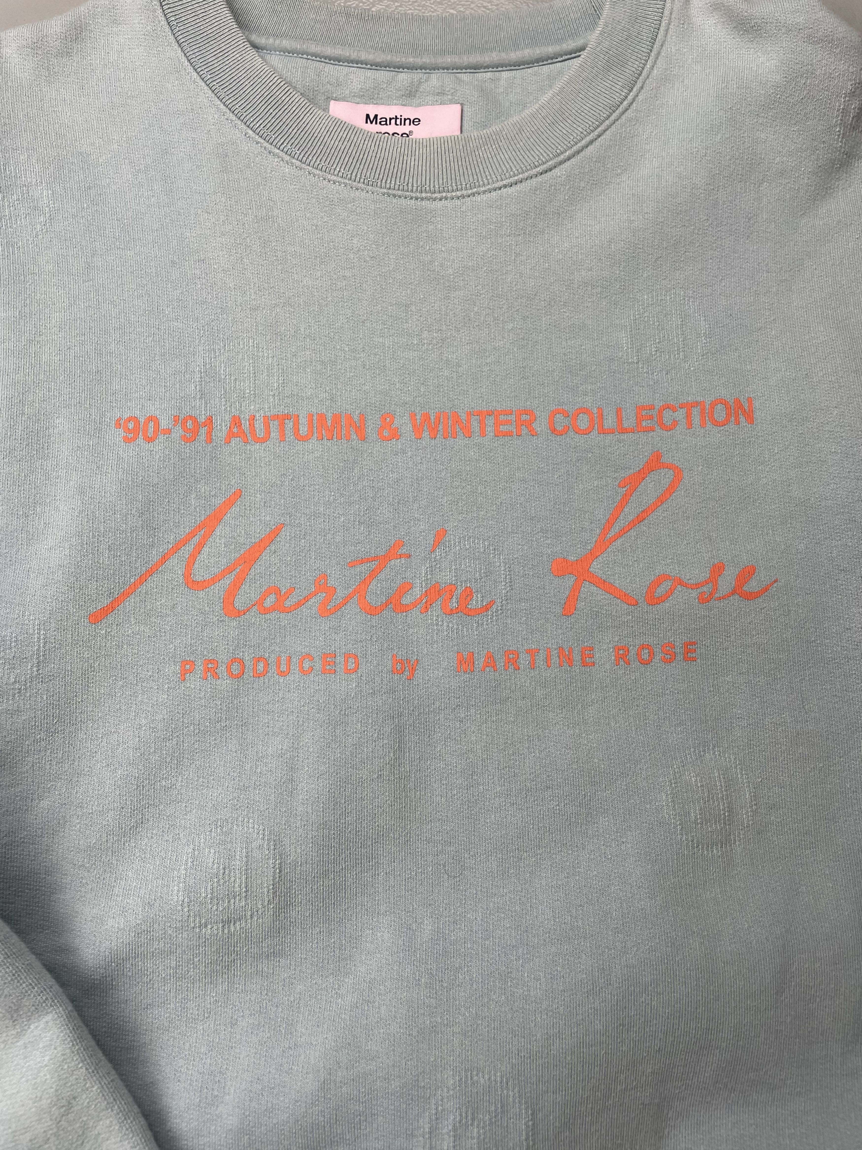 Martine Rose Martine Rose logo crewneck - size S Size US S / EU 44-46 / 1 - 4 Thumbnail