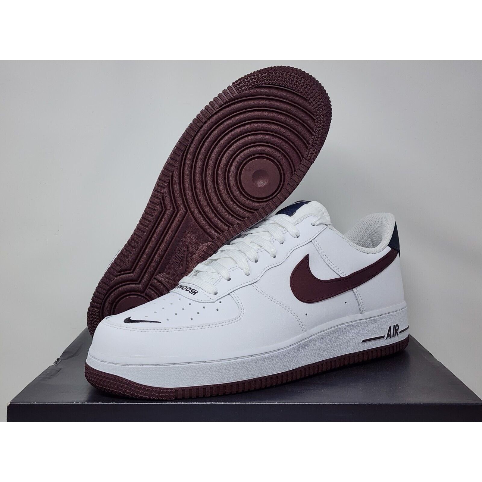 DS Nike Air Force Low '07 OBSIDIAN WHITE RED CJ8731-100