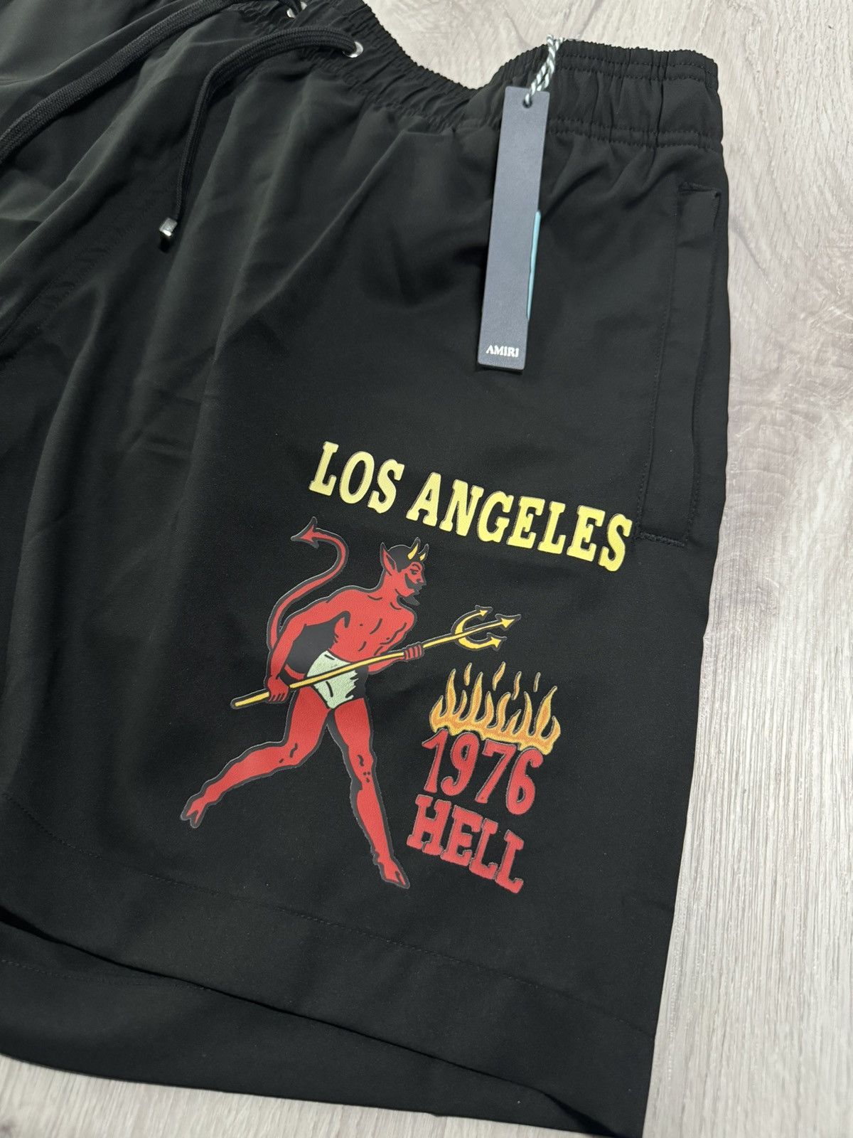Amiri Amiri Sinner Swim Shorts Size US 29 - 2 Thumbnail