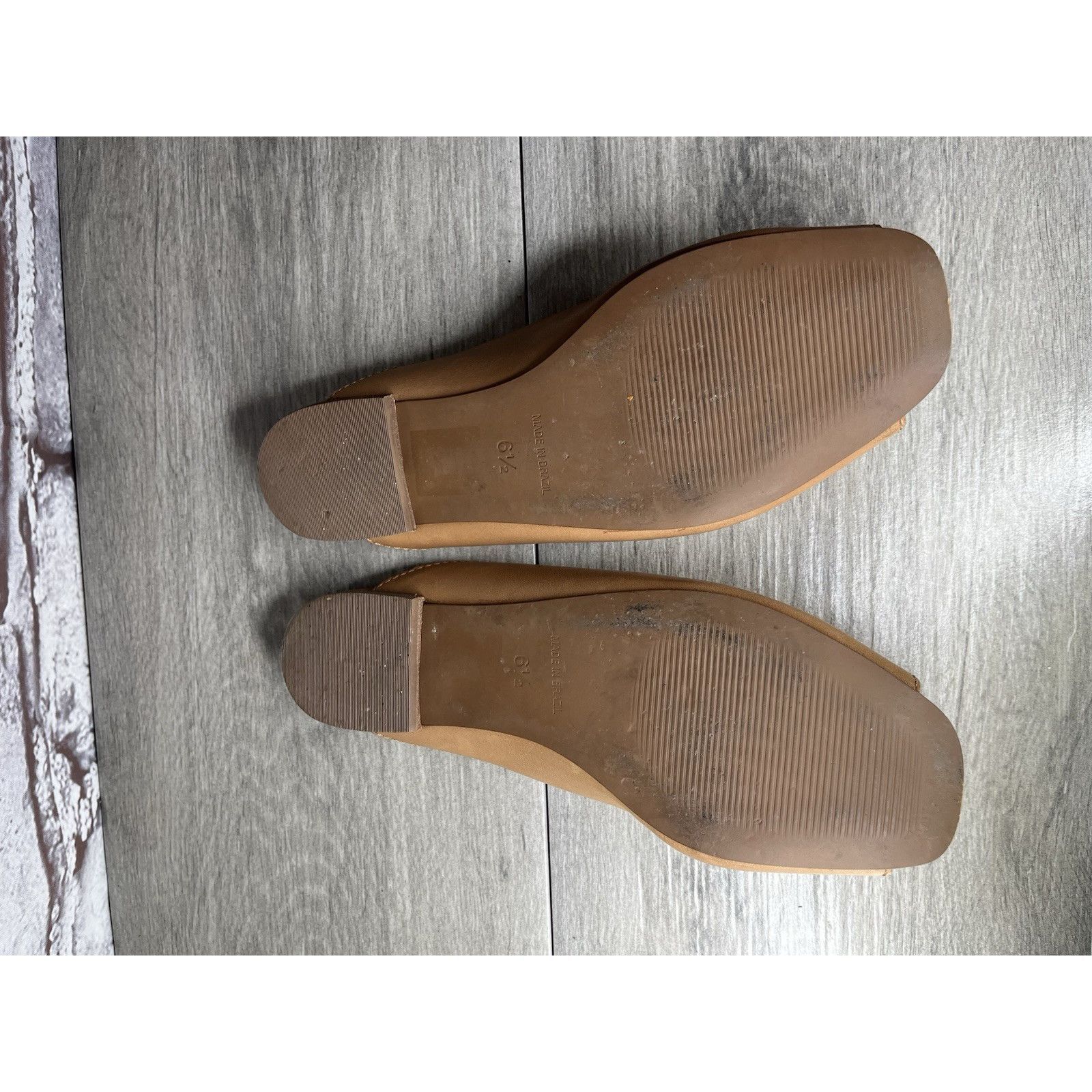 Madewell Madewell The Erica Peep-Toe Mule in English Saddle tan leath Size US 6.5 / IT 36.5 - 21 Thumbnail