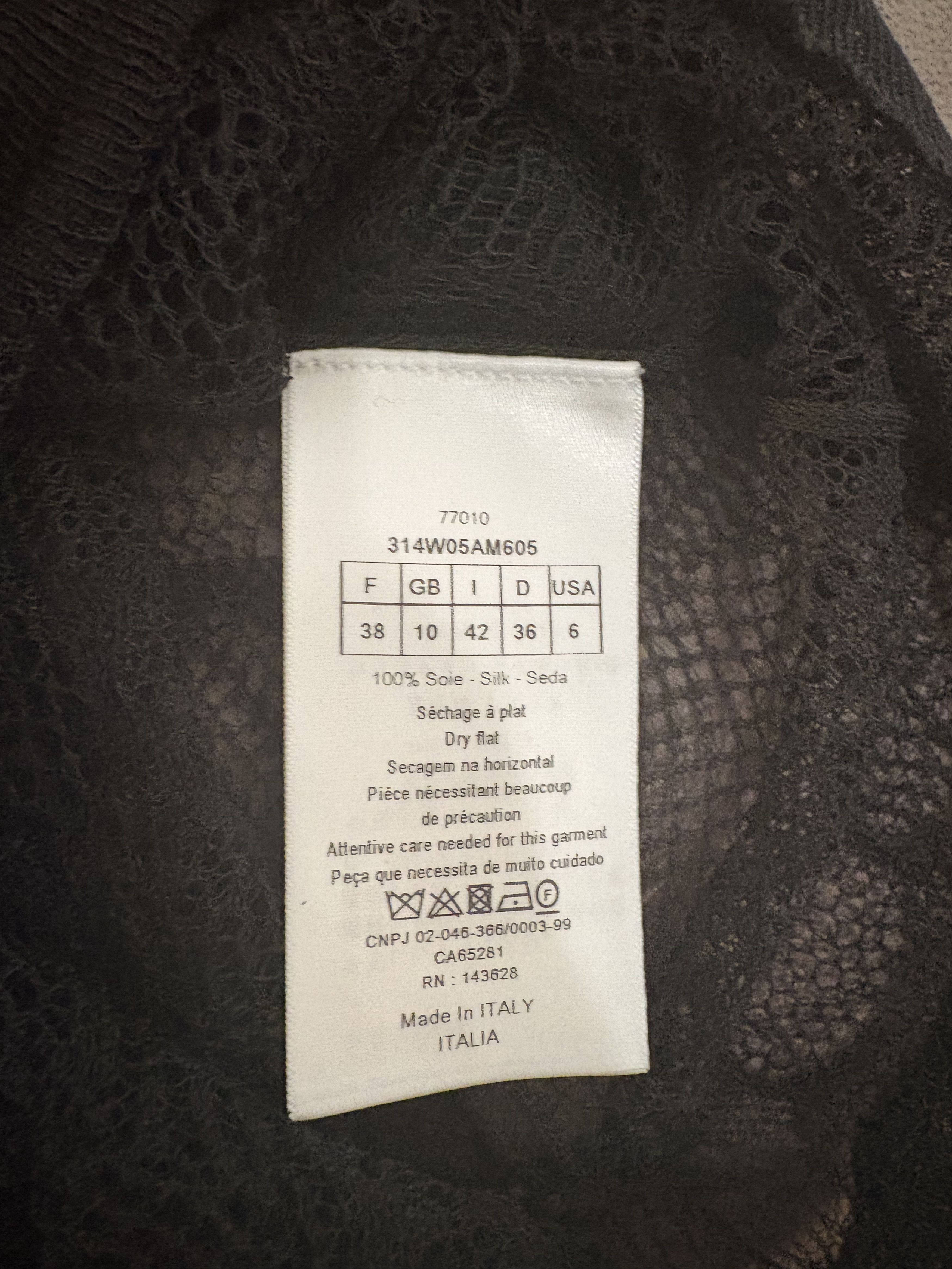Dior Dior Lace Twinset Black Silk Cardigan and Tank Top SZ 6 NWT Size S / US 4 / IT 40 - 10 Thumbnail