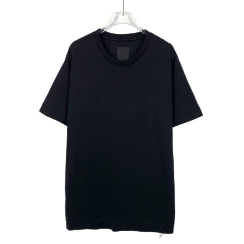 Givenchy Givenchy Black Cotton Round-Neck Short-Sleeve T-Shirt Size US M / EU 48-50 / 2 - 1 Thumbnail