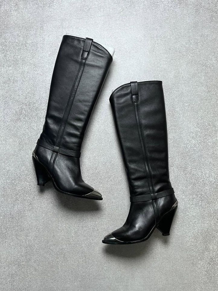 Isabel Marant NWT ISABEL MARANT ETOILE STEEL TOE GENUINE LEATHER BOOTS Size US 6 / IT 36 - 6 Thumbnail