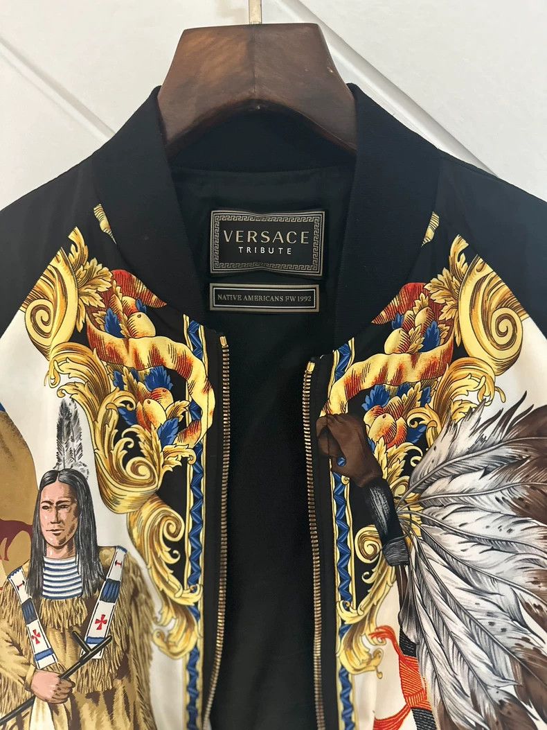 Versace Versace Spring and autumn thin jackets Size L / US 10 / IT 46 - 2 Thumbnail