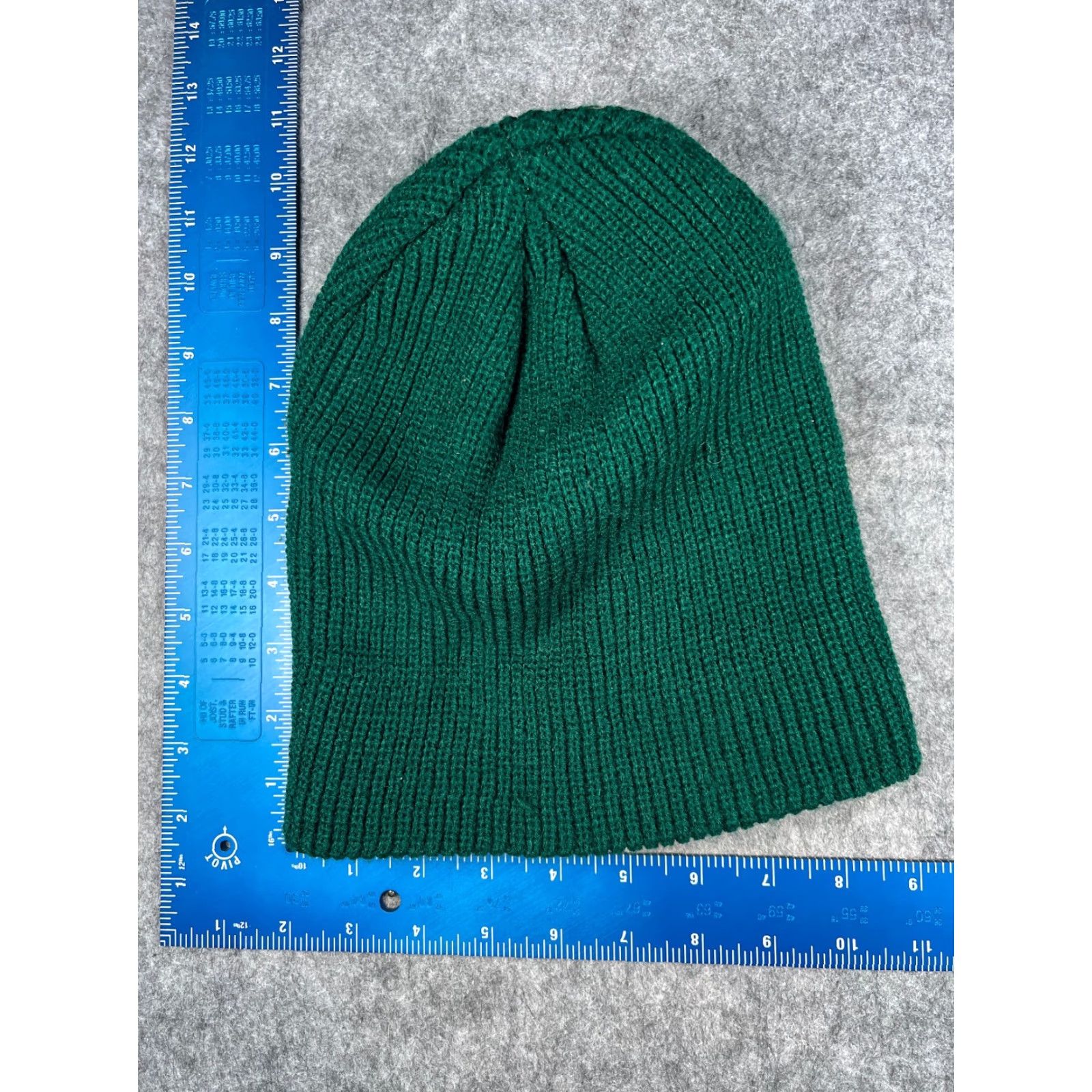Vintage Beanie Toque Adult One Size Green Knit 100% Acrylic Ski Camp Outdoors Snow Hat/Cap Women Size ONE SIZE - 3 Thumbnail