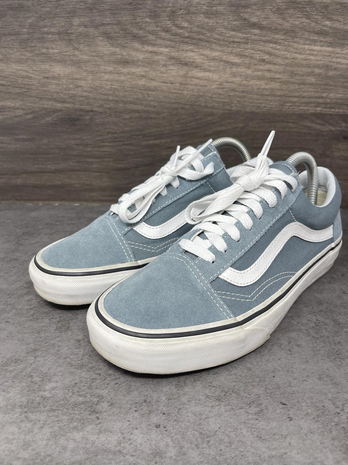 Vans Vans Old Skool Shoes Mens Size 7.5 Blue White Sneakers Size US 7.5 / EU 40-41 - 2 Thumbnail