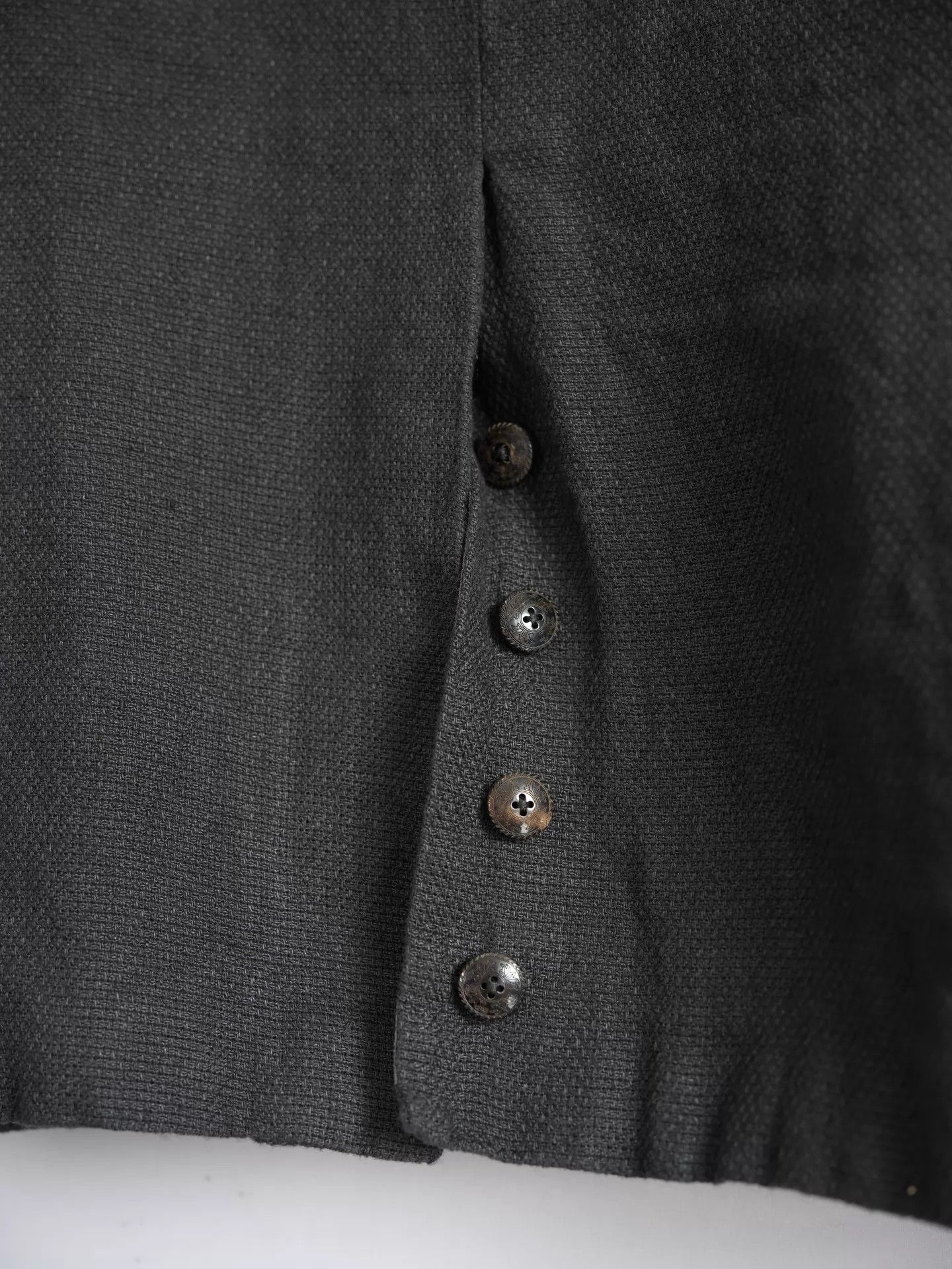 Geoffrey B. Small Geoffrey B. Small GRJ07 WoolLinen Carved Button Blazer Size US S / EU 44-46 / 1 - 8 Thumbnail