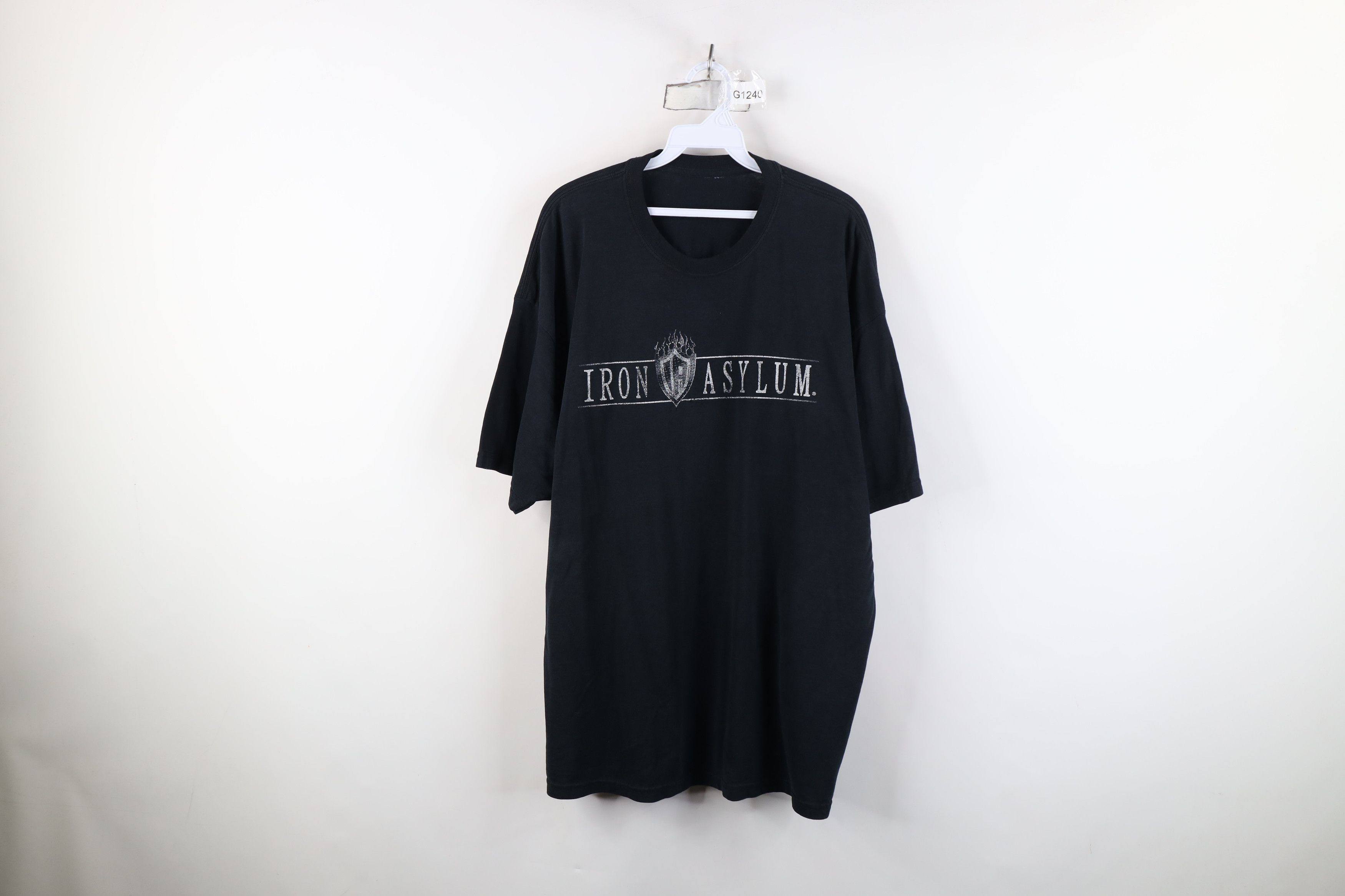 Vintage Vintage Streetwear Iron Asylum Fire Bodybuilding Gym T-Shirt Size US XXL / EU 58 / 5 - 1 Thumbnail