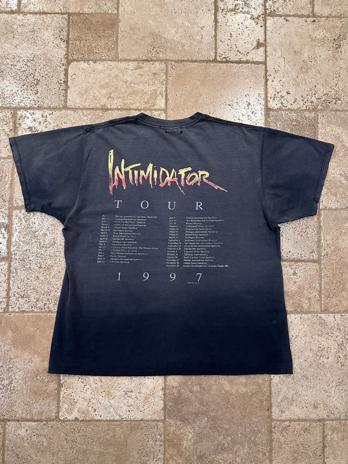NASCAR Vintage Dale Earnhardt Winston Cup Tour 1997 Intimidator Tee Size US XXL / EU 58 / 5 - 10 Thumbnail