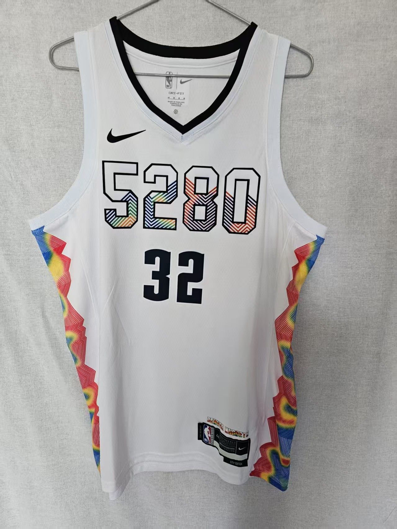 NBA Denver Nuggets 32 Aaron Gordon Jersey White Size US M / EU 48-50 / 2 - 2 Thumbnail
