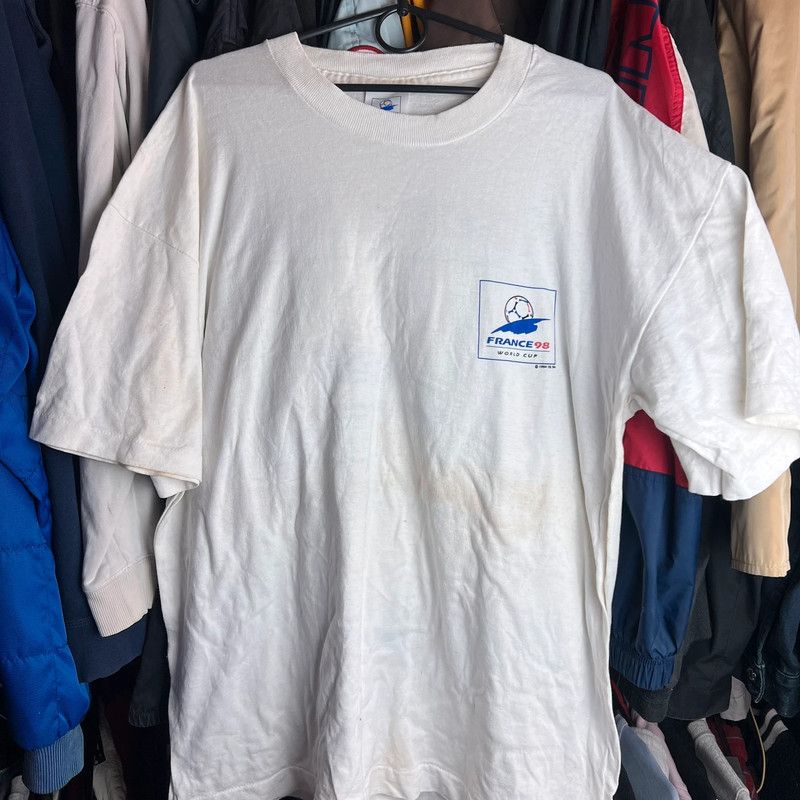 Vintage tshirt FIFA world cup France 1998 98 XL rare vintage grail Size US XL / EU 56 / 4 - 2 Thumbnail