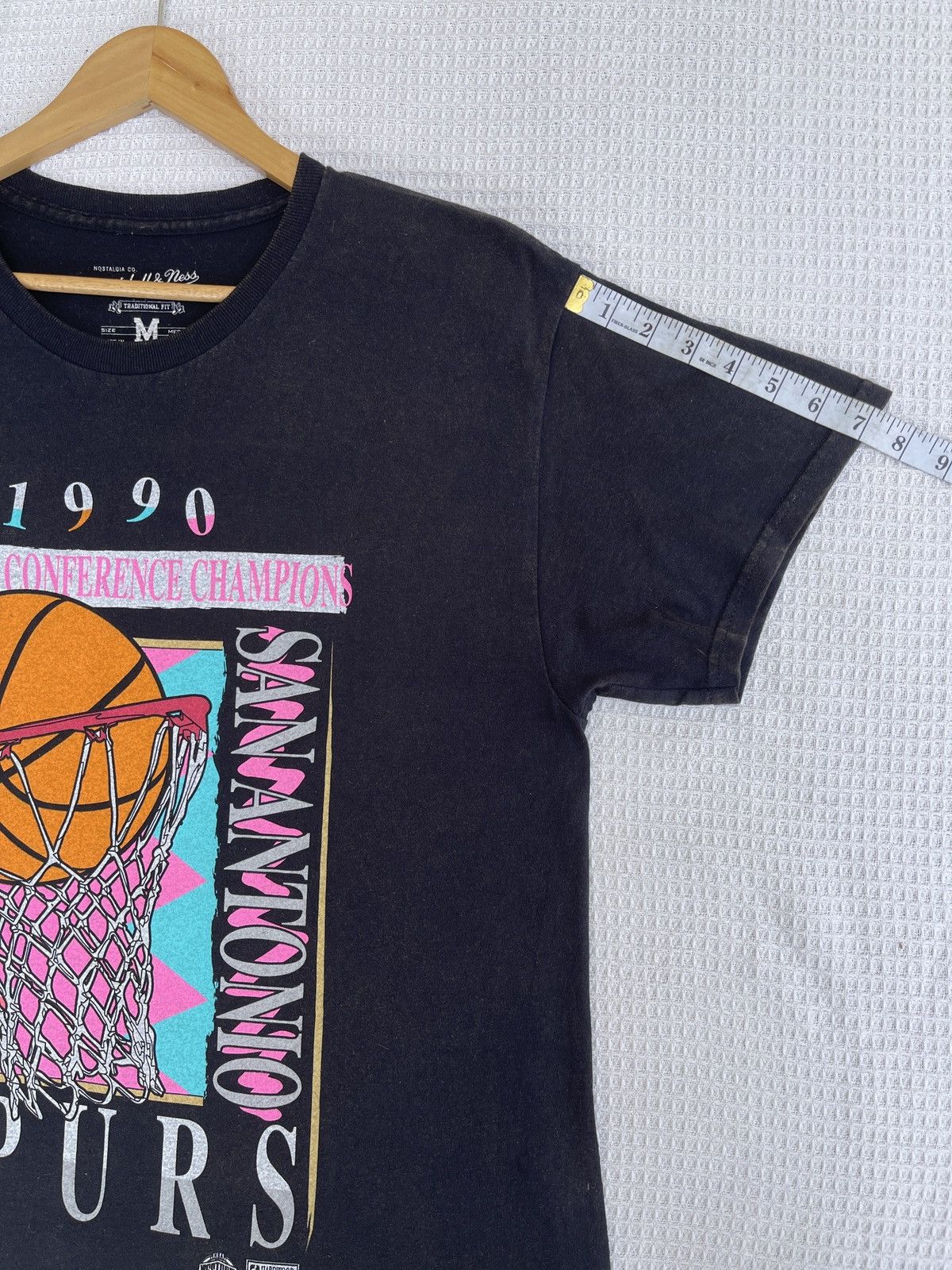 NBA Rare🔥San Antonio SPURS 1990 Tour Tees Size US L / EU 52-54 / 3 - 8 Thumbnail