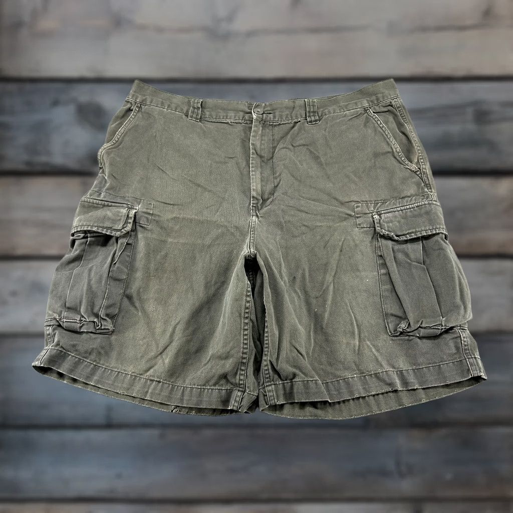Gap Gap Shorts Mens 40 Green Cargo Cotton Pockets Baggy Utility Paratrooper 90s Shirt? Size US 40 / EU 56 - 1 Thumbnail