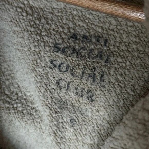 Anti Social Social Club Ghosted Sandstone Tonal Hoodie Size S / US 4 / IT 40 - 4 Thumbnail
