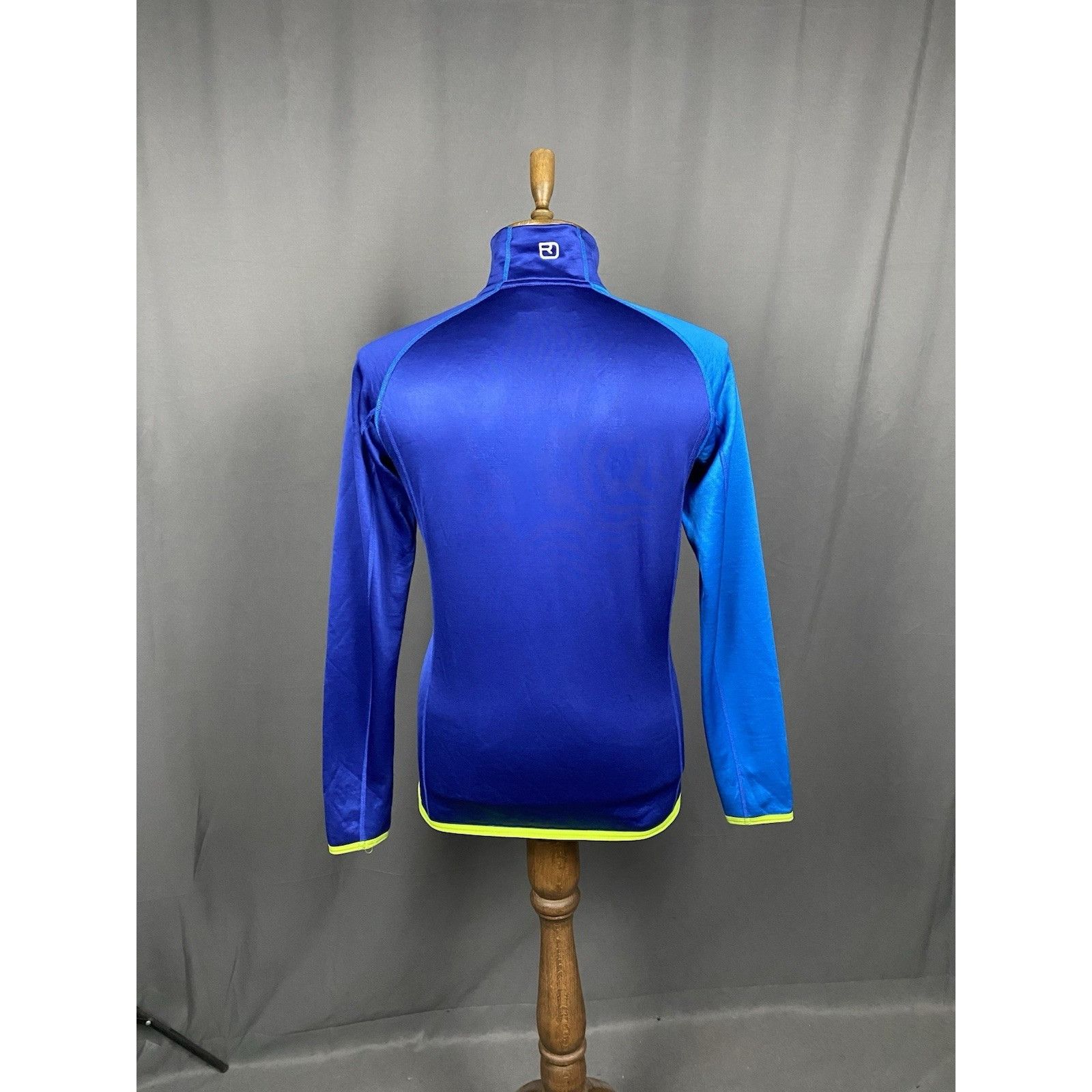 ORTOVOX Ortovox Men's Blue Full Zip Wool High Neck Sweater Size M Size US M / EU 48-50 / 2 - 7 Thumbnail