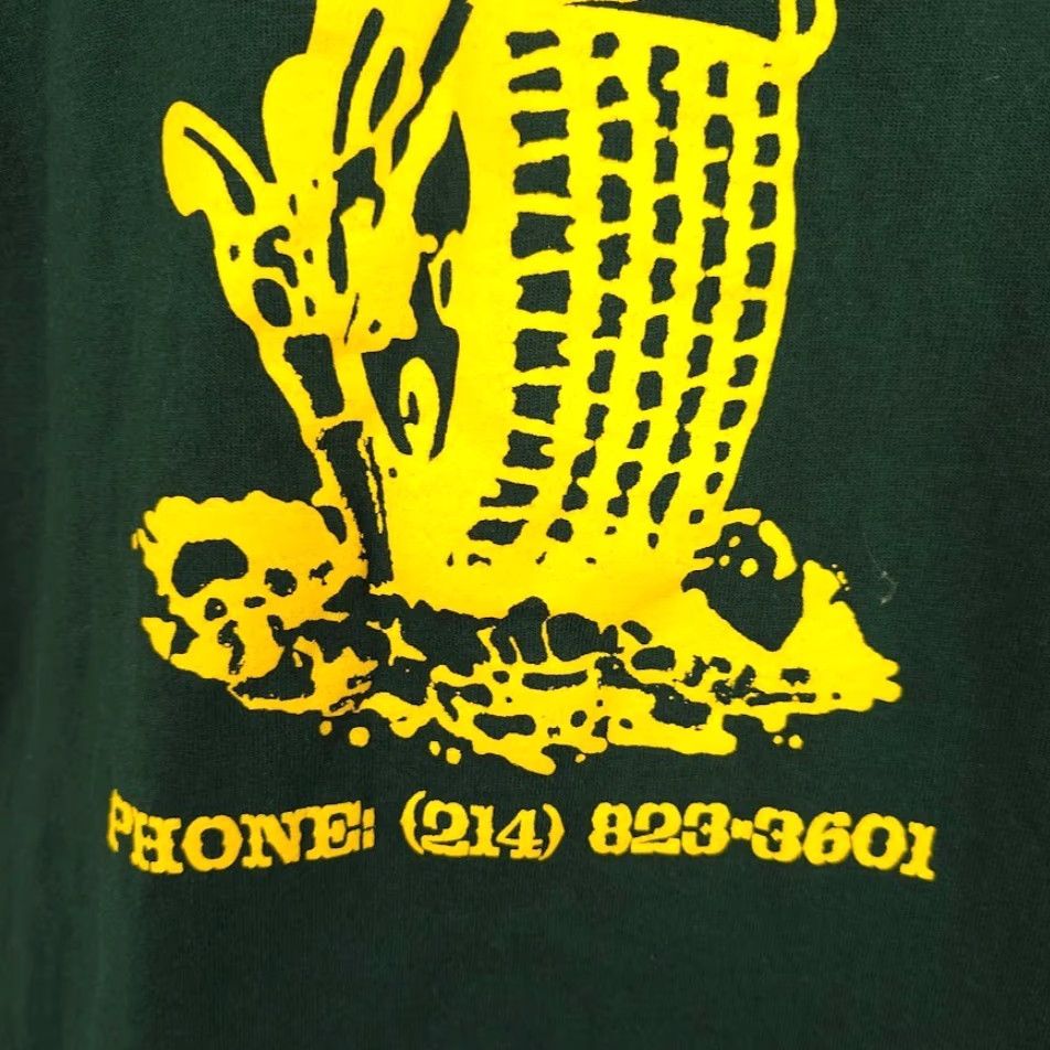 Fruit Of The Loom VINTAGE Texas Tire Cowboy T Shirt Mens Size Medium Green 90s Made In USA Size US M / EU 48-50 / 2 - 4 Thumbnail