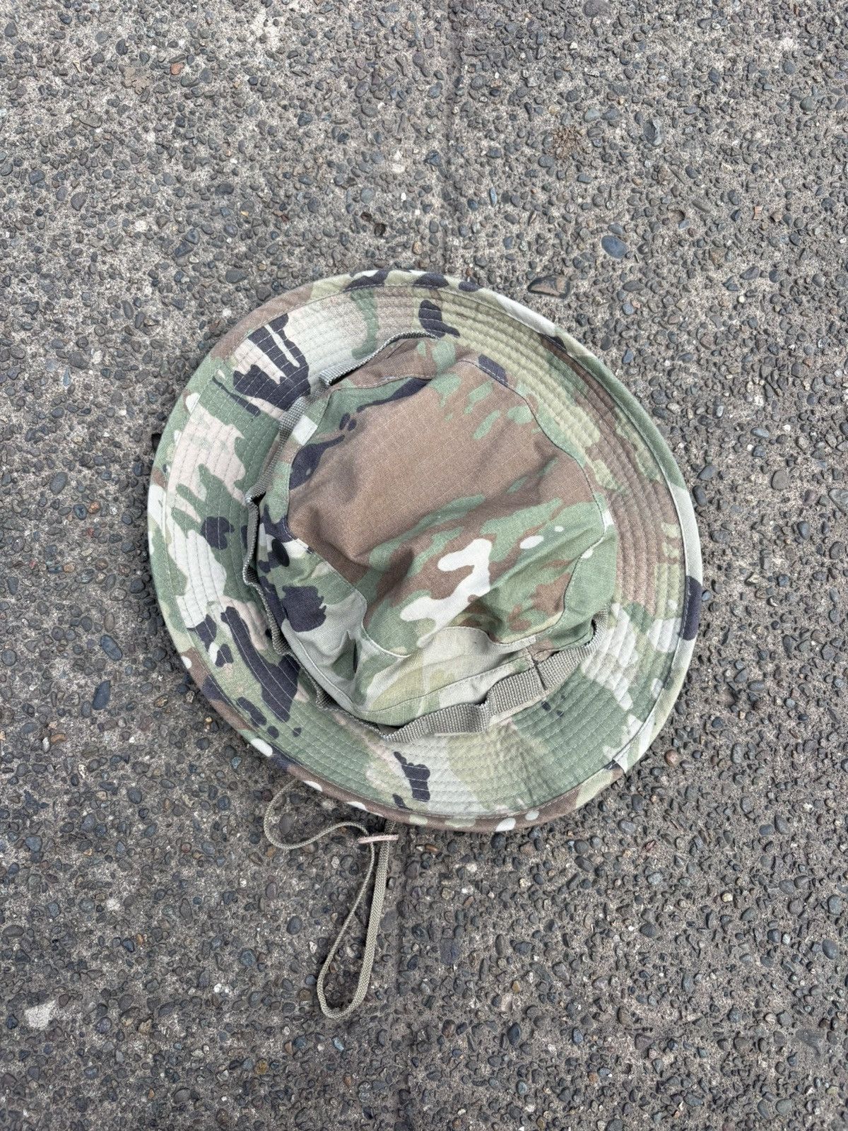 Other Authentic US Army/Military Camo Vintage Bucket Hat Size ONE SIZE - 2 Thumbnail
