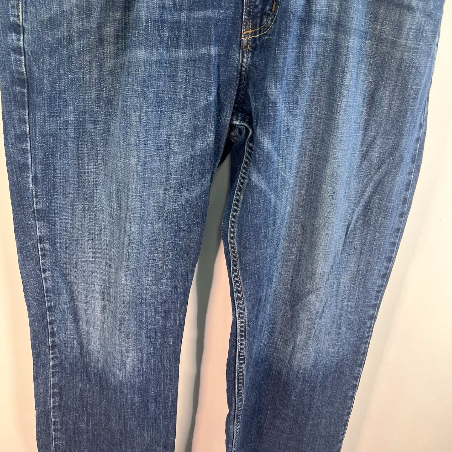 Denime Chinch Denim Jeans | Straight Fit | Mens Size 34 | Blue Size US 34 / EU 50 - 3 Thumbnail