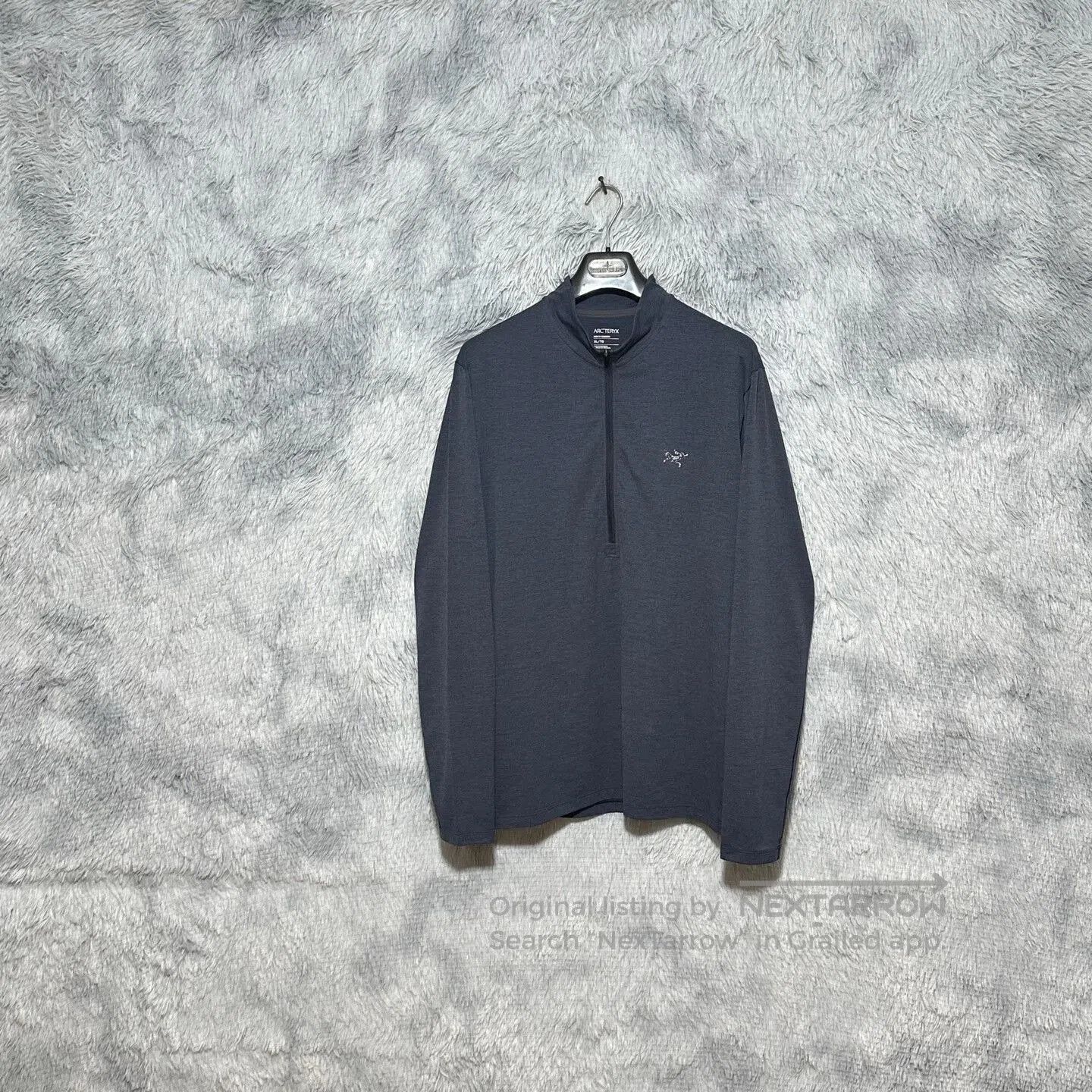 Arcteryx Cormac Zip Neck Long Sleeve Shirt.