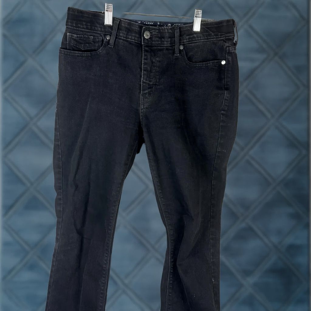 Levi's Levi's Jeans Womens 12 Black Straight Leg 525 Perfect Waist Stretch Denim Regular Rise 31 In Inseam -Mid Dark Wash Pants Size 34" / US 12 / IT 48 - 1 Thumbnail
