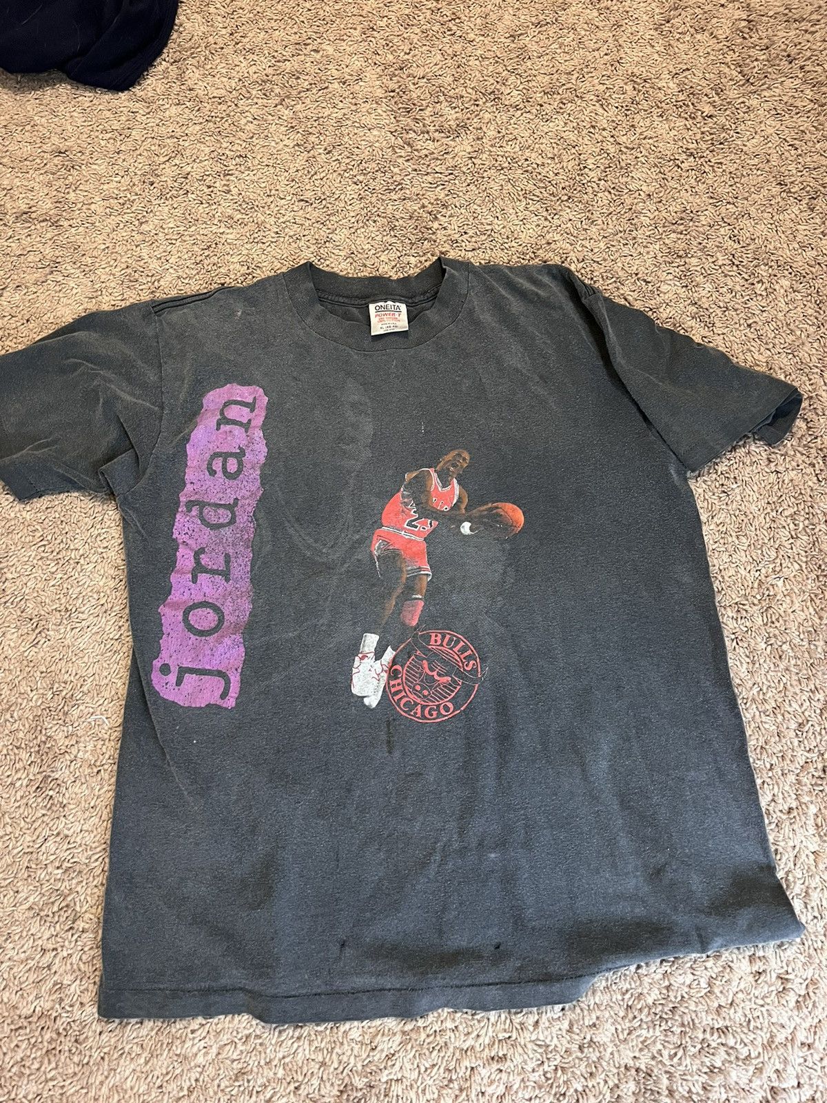 image of Vintage Jordan Tee in Grey, Men's (Size XL)